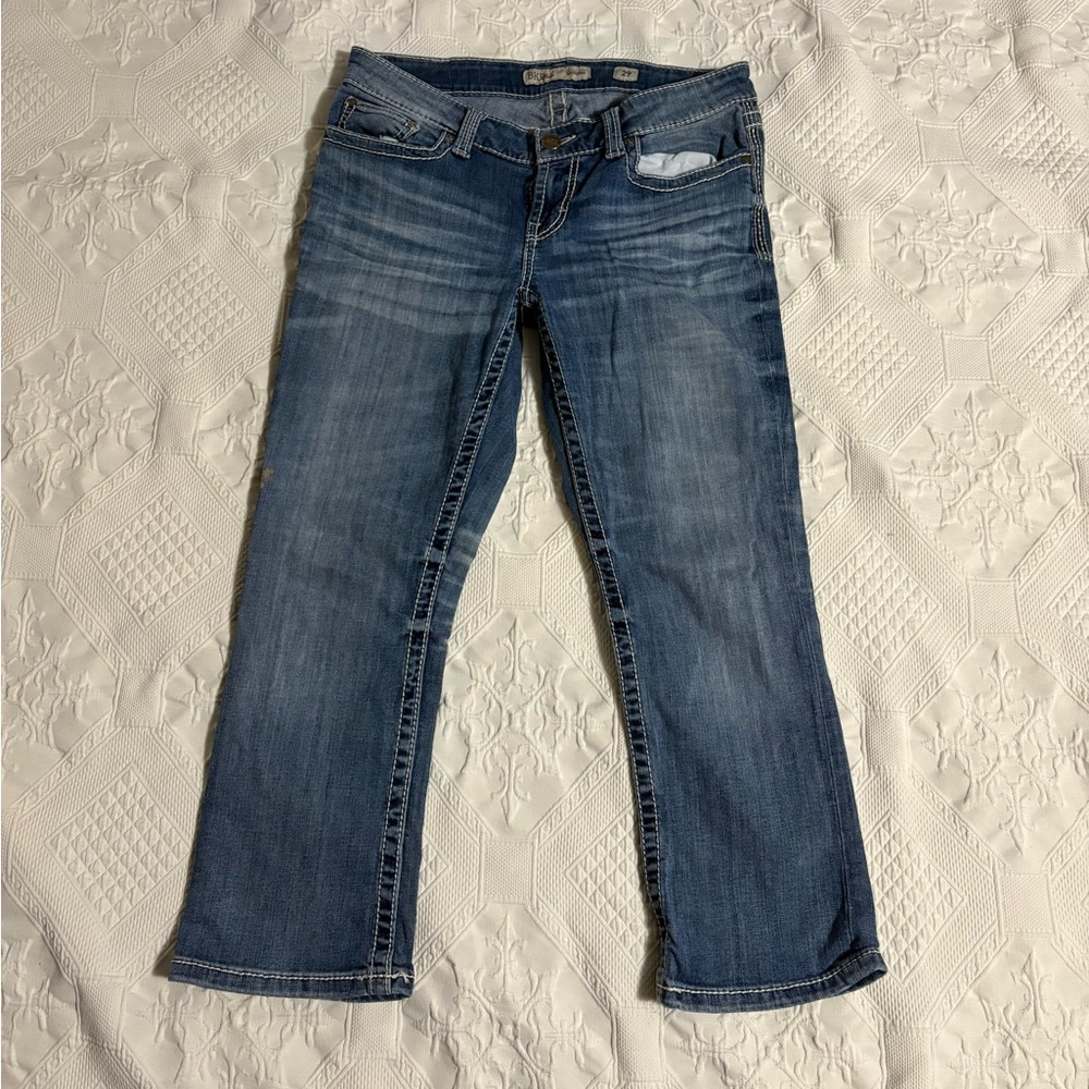 BKE Buckle Women’s Sabrina Denim Jeans Blue Stretch Size 32x24 Short